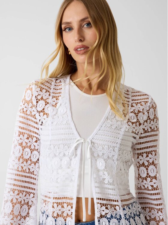 Guess Guess Top 183128 Bílá Classic Fit