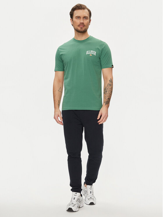Ellesse Ellesse T-Shirt Harvardo SHV20245 Zielony Regular Fit