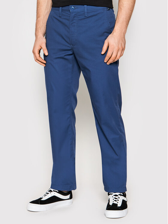 Vans Pantaloni chino Authentic VN0A5FJ8 Bleumarin Loose Fit