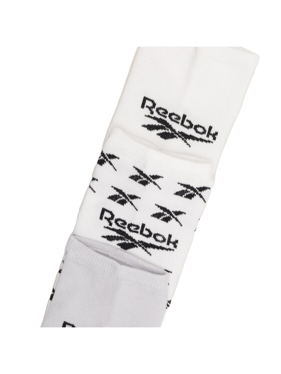 Reebok Reebok Set od 3 para unisex visokih čarapa CL FO Invisible Sock GG6678 Bijela