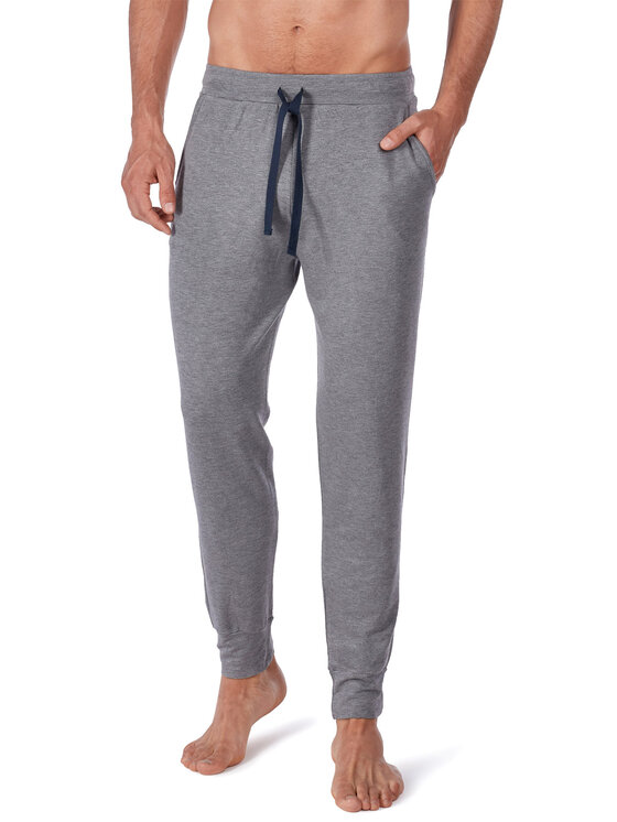 Huber Huber Spodnie materiałowe 117803 Szary Regular Fit