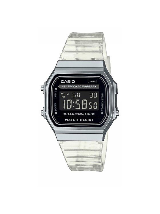Ceas Casio Vintage Digital A168XES-1BEF Alb