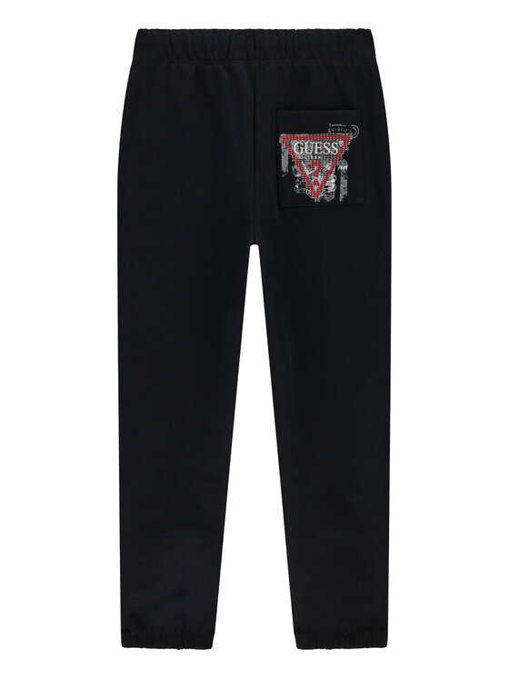 Guess Guess Спортивні штани L6BB04 K6069 Чорний Regular Fit