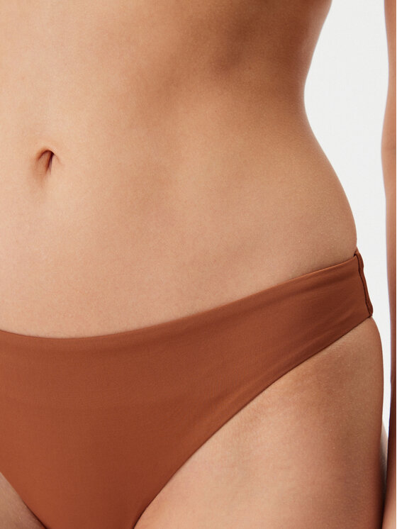 Calvin Klein Swimwear Calvin Klein Swimwear Spodní část bikin KW0KW02705 Hnědá
