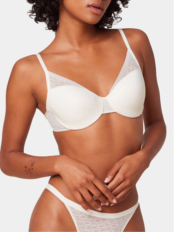 Triumph Triumph Biustonosz z fiszbiną Signature Sheer WHP EX 10215948 Écru