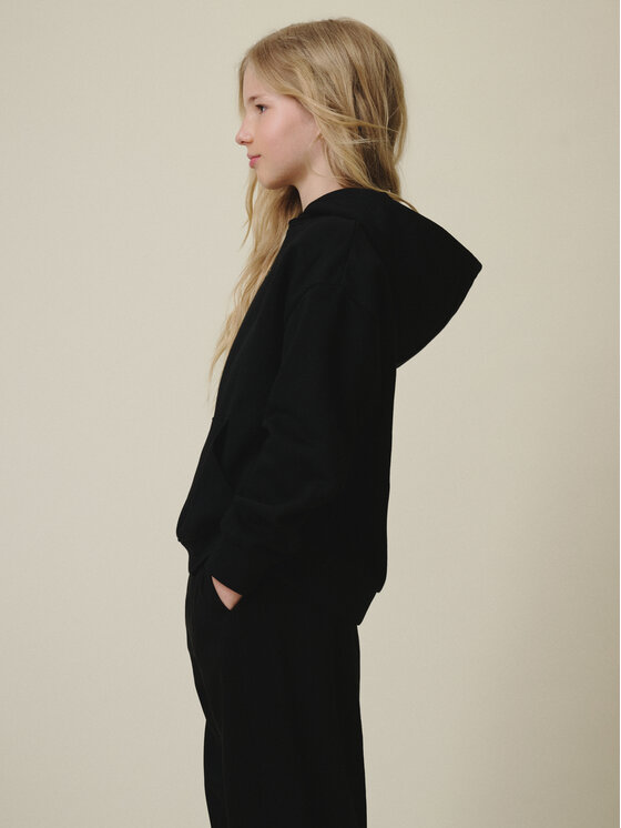 4F 4F Bluza MOVE OUTSIDE Czarny Loose Fit