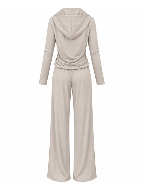 Agatha Studio Agatha Studio Komplet bluzka i spodnie A26SS-KA-K25 Beżowy Regular Fit