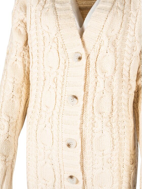 Silvian Heach Silvian Heach Svetr CVA22098CD Écru Regular Fit