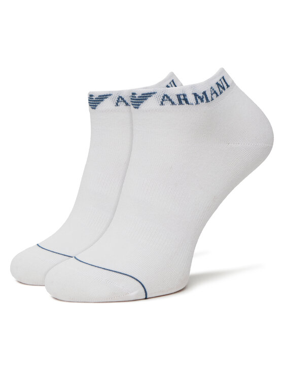 Emporio Armani Emporio Armani Set 3 parov moških nizkih nogavic EM000550 AF12276 M0066 Bela