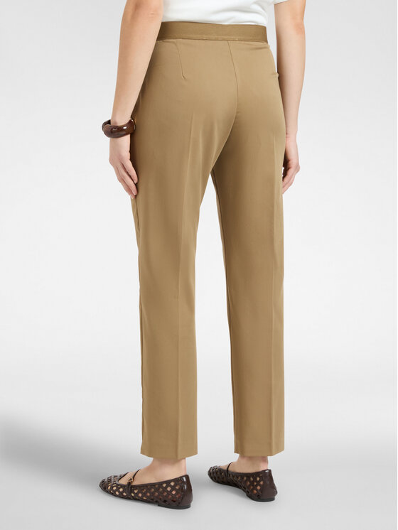 Elena Mirò Elena Mirò Spodnie materiałowe P010P000498N022 Brązowy Regular Fit
