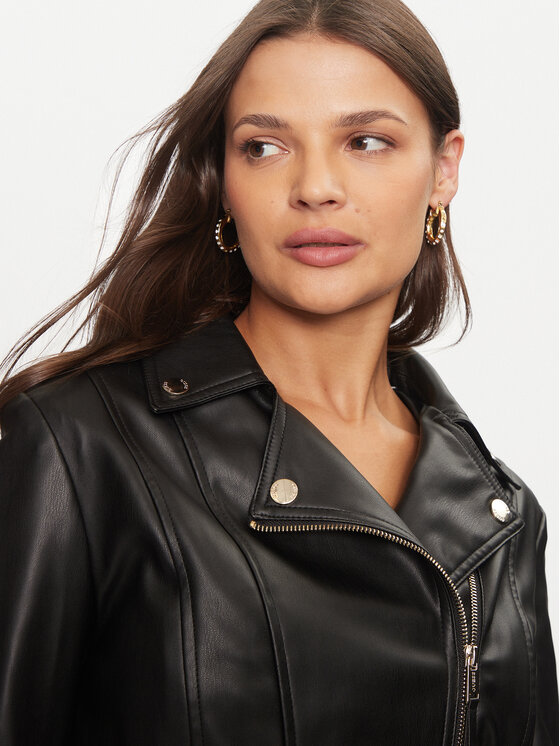 Guess Guess Giacca in similpelle Alice W4YL21 WE480 Nero Regular Fit