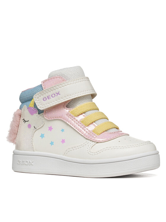 Geox Geox Laisvalaikio batai B Eclyper Girl B665MB 0BCQ6 C0406 M Balta