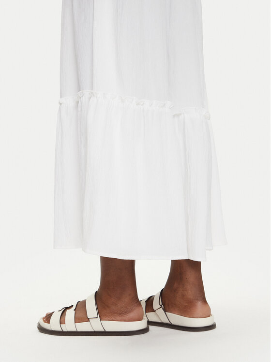 Iconique Iconique Vasaras kleita IC25-009 Balts Regular Fit