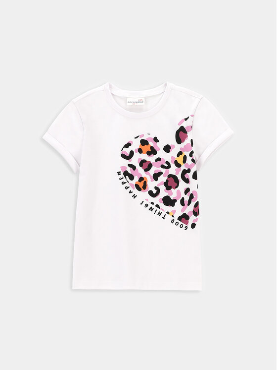 Coccodrillo Coccodrillo T-shirt WC4143202CEK Bijela Regular Fit