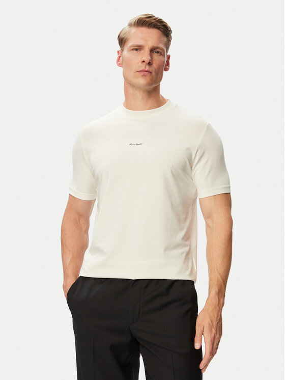 KARL LAGERFELD Tricou 755037 563221 Alb Regular Fit