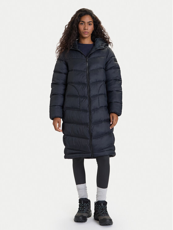 Napapijri Napapijri Žieminis paltas A-Ega NP0A88XF Juoda Regular Fit
