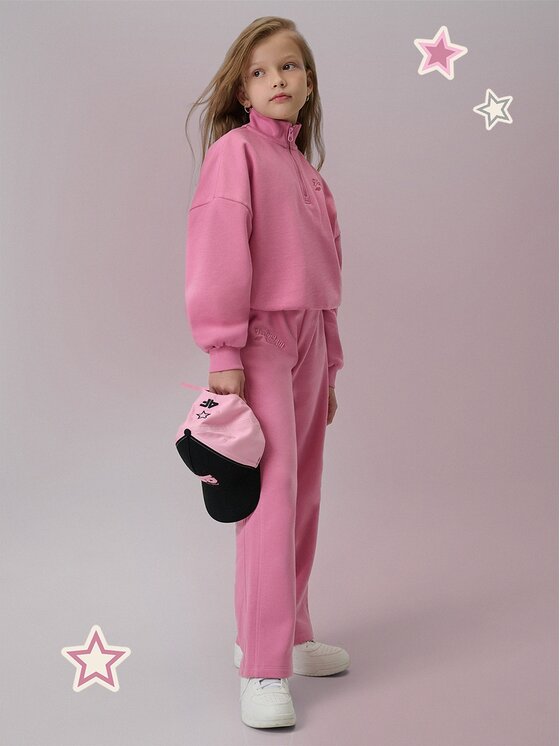 4F 4F Bluza 4FJRSS26TSWSF2625-54S Różowy