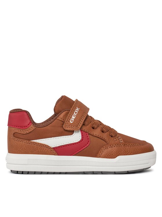 Baskets Geox J Arzach Boy B Hautes - Chaussures Garçon Respirantes Avec Semelle Perforée - Idéales Pour L'École Et Le Quotidien - 4