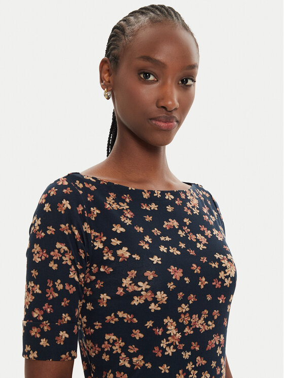 LAUREN RALPH LAUREN Lauren Ralph Lauren Haljina za svaki dan 250946135001 Tamnoplava Slim Fit