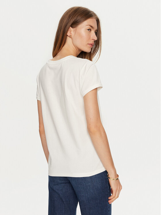 TWINSET TWINSET Marškinėliai 241TP2212 Balta Regular Fit