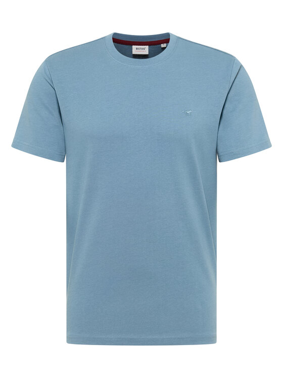 Mustang Mustang T-Shirt Style Austin Niebieski Regular Fit