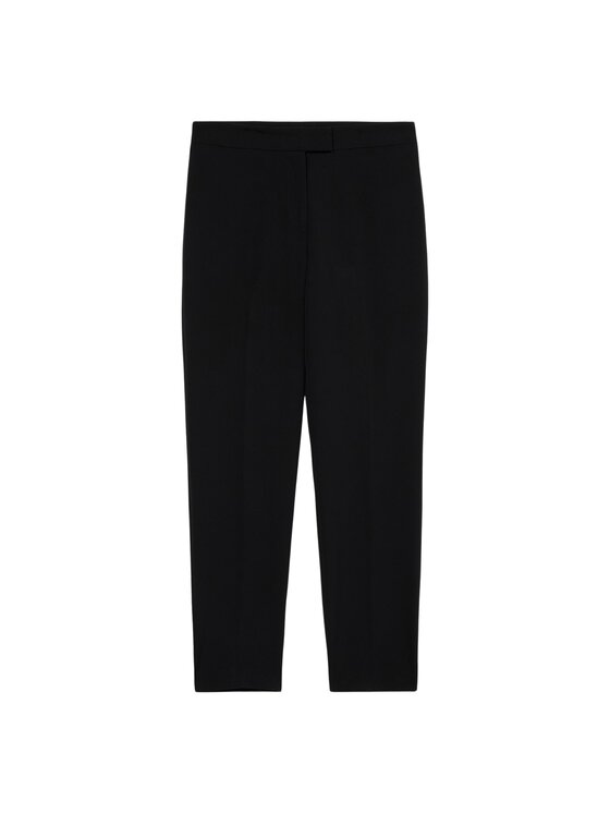Oltre Oltre Spodnie materiałowe P037R008787N033 Czarny Regular Fit