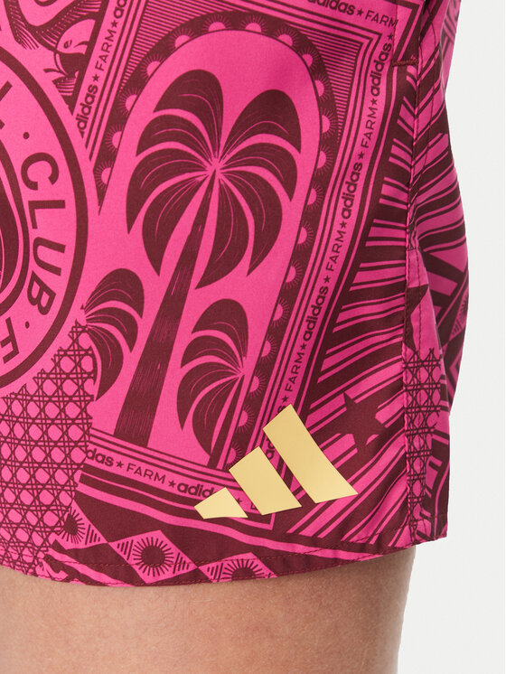adidas adidas Pantaloncini da bagno FARM 3-Stripes JG3599 Rosa Regular Fit