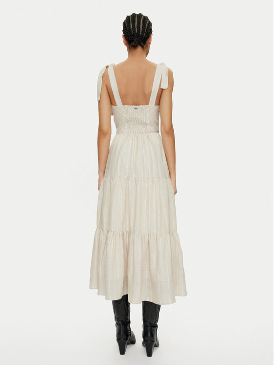 Pepe Jeans Pepe Jeans Ljetna haljina Emereal PL953473 Bež Regular Fit