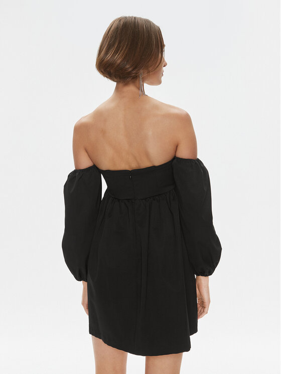 MAX&Co. MAX&Co. Коктейльна сукня Emblema 72242023 Чорний Regular Fit