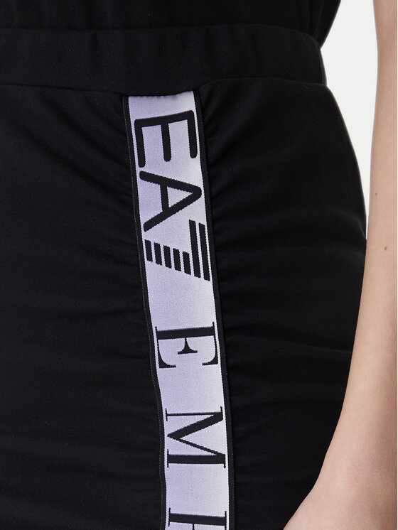 EA7 Emporio Armani EA7 Emporio Armani Midi sukně 7W001156 AF12501 Černá Slim Fit