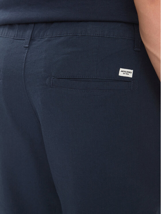 Jack & Jones Jack & Jones Spodnie materiałowe Bill 12248993 Granatowy Regular Fit
