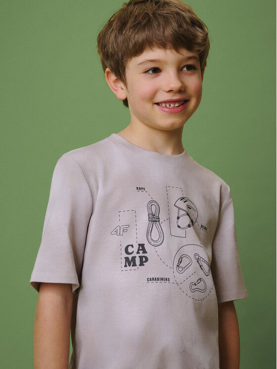 4F 4F T-Shirt ENJOY THE OUTDOORS Kolorowy Regular Fit