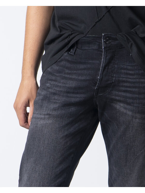 Jack&Jones Jack&Jones Τζιν JJIGLENN JJICON JJ 557 50SPS NOOS Μαύρο Slim Fit
