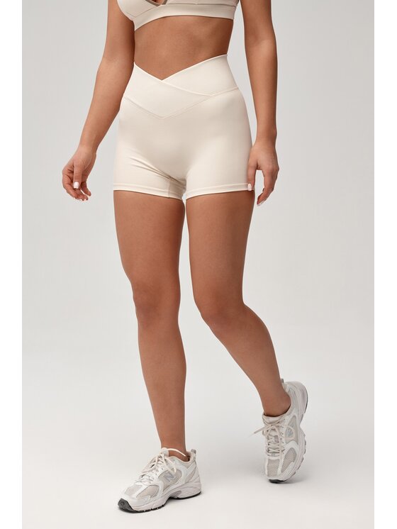 ROUGH RADICAL ROUGH RADICAL Pantaloncini sportivi MOCHA ACTIVE SHORTS Crema Slim Fit