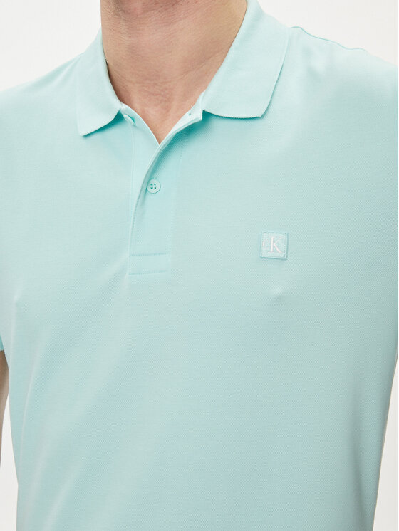 Calvin Klein Jeans Calvin Klein Jeans Polo majica Embro Badge J30J325269 Modra Slim Fit