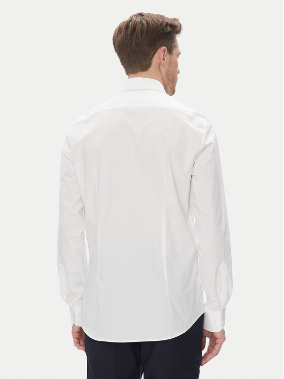 Tommy Hilfiger Tommy Hilfiger Košile MW0MW39279 Bílá Slim Fit