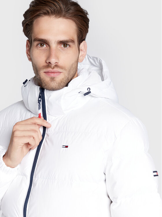 Tommy Jeans Tommy Jeans Μπουφάν πουπουλένιο Essential DM0DM15447 Λευκό Regular Fit