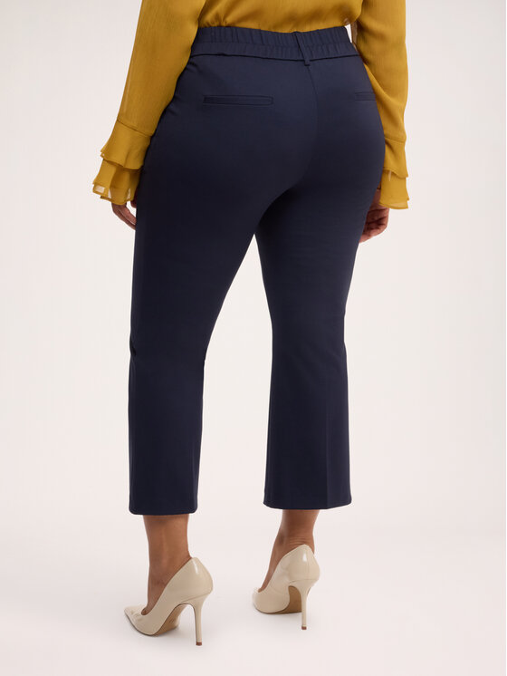 Fiorella Rubino Fiorella Rubino Pantaloni di tessuto P069L002460N034 Blu Flare Fit