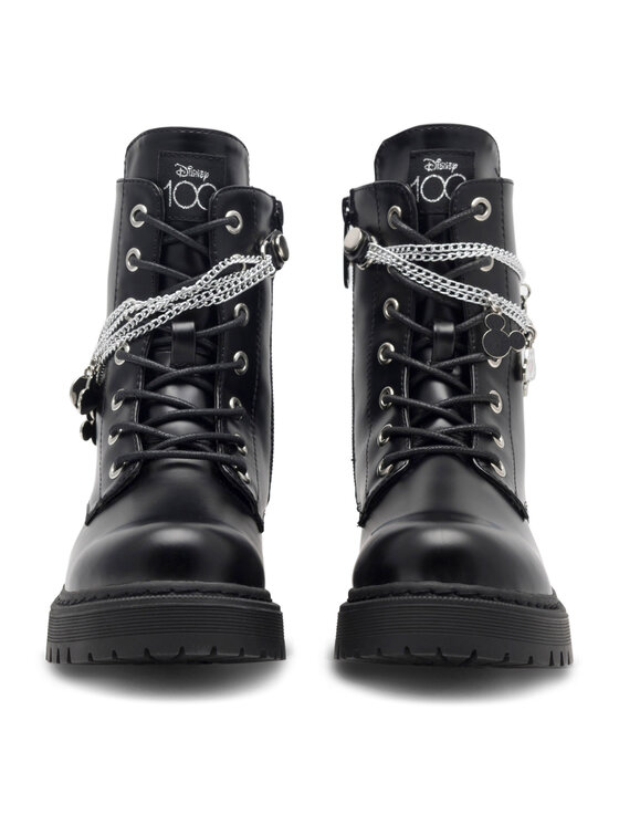 Disney 100 Disney 100 Schnürschuhe AW23-401D100 Schwarz