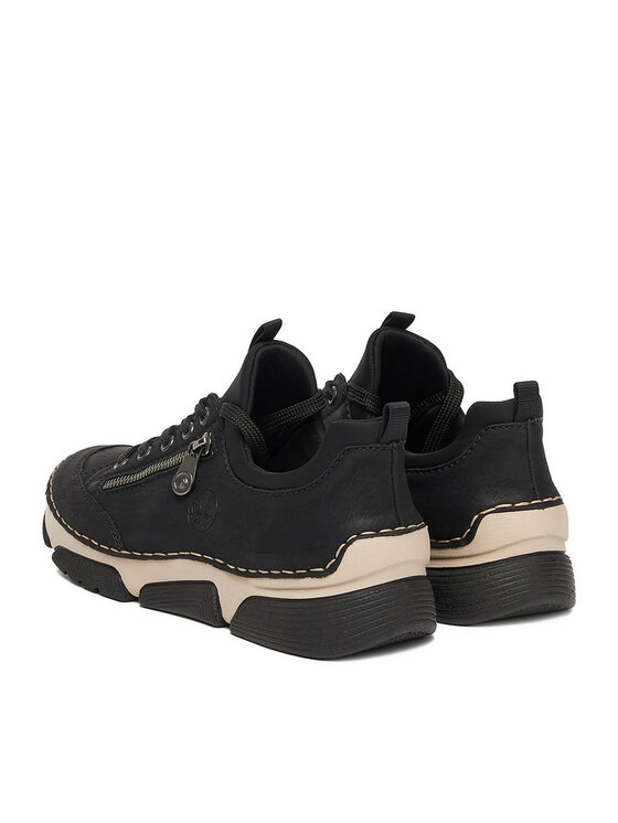 Rieker Rieker Sneakersy 45973-00 Czarny