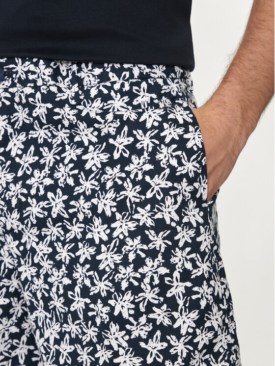 BOSS Boss Šortky z materiálu Karlos 50512961 Tmavomodrá Regular Fit