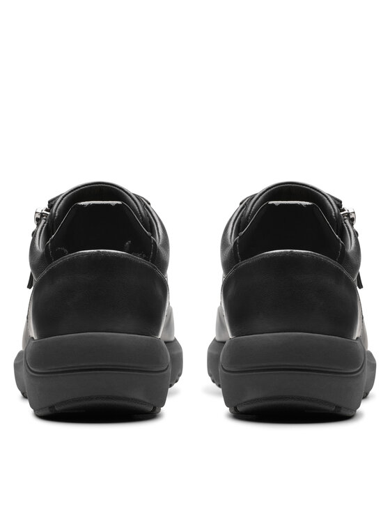 Clarks Clarks Snīkeri Tivoli Zip 26178732 Melns