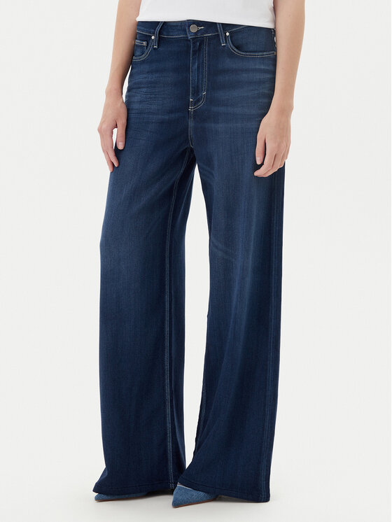 Guess Guess Blugi W5YA82 D0782 Bleumarin Wide Leg