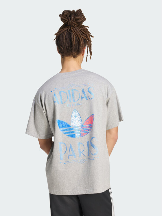 adidas adidas T-Shirt 164212 Szary jasny Oversize