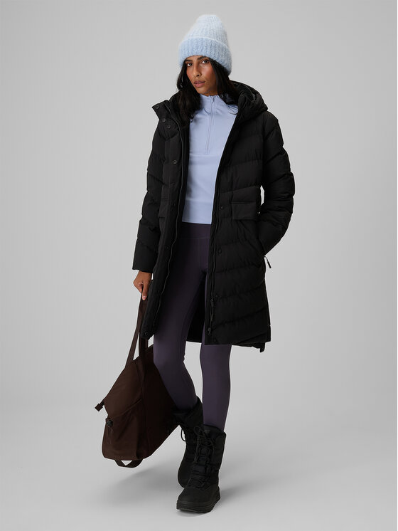 4F 4F Płaszcz zimowy CITY JACKETS Czarny Regular Fit