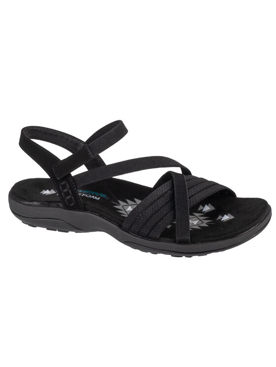 Skechers Skechers Sandali Reggae Slim - Summer Heat Sandals Nero