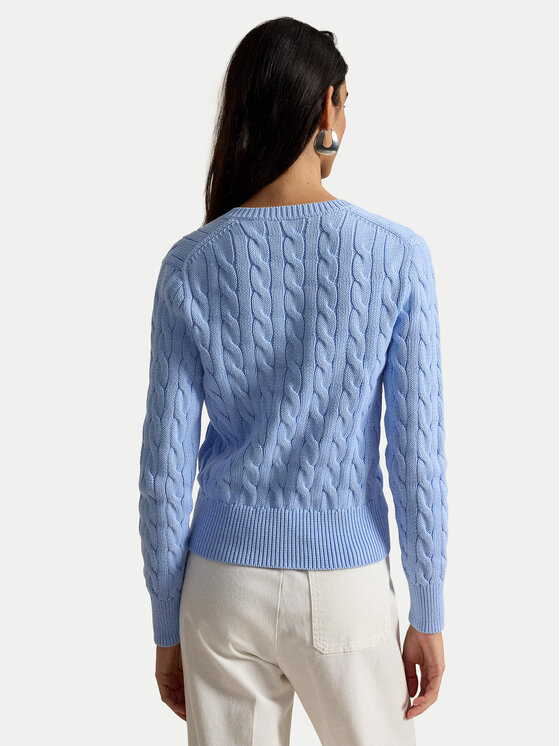 Polo Ralph Lauren Polo Ralph Lauren Kardiganas 211971868513 Šviesiai mėlyna Slim Fit