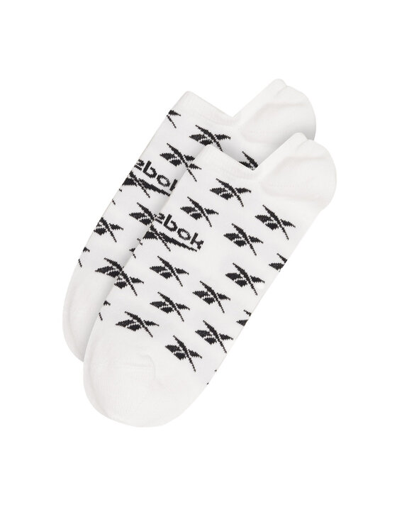 Reebok Reebok Комплект 3 чифта къси чорапи унисекс CL FO Invisible Sock GG6678 Бял