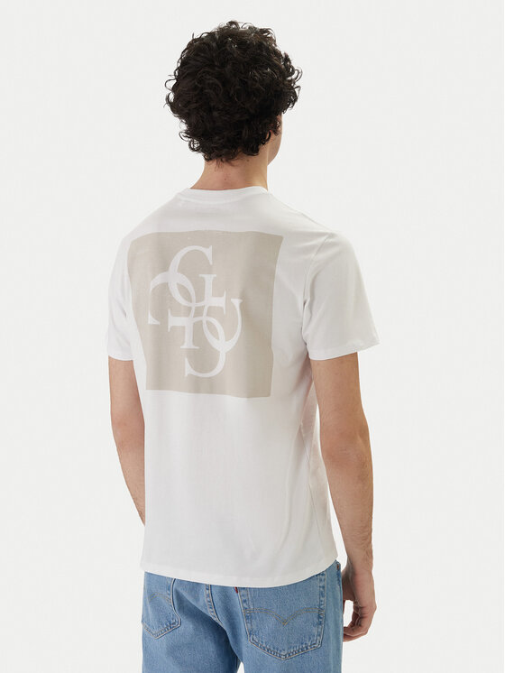 Guess Guess T-Shirt M6GI27 K3249 Bílá Regular Fit