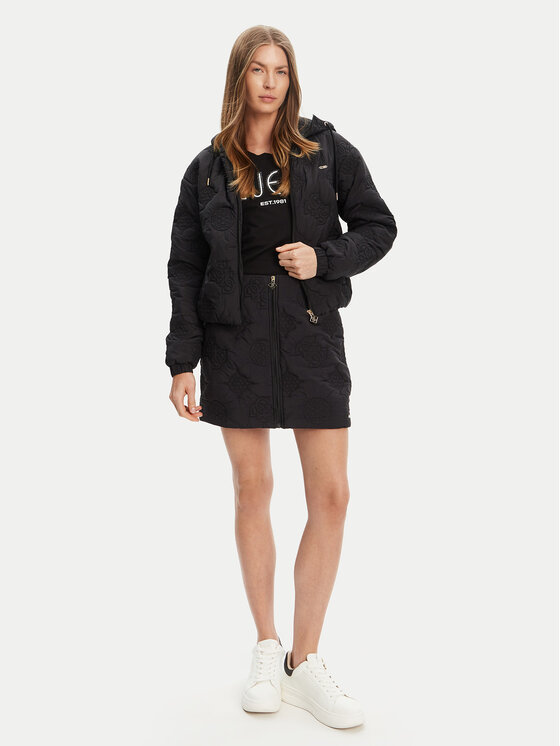 Guess Guess Преходно яке V5YL0 3WHEB2 Черен Regular Fit